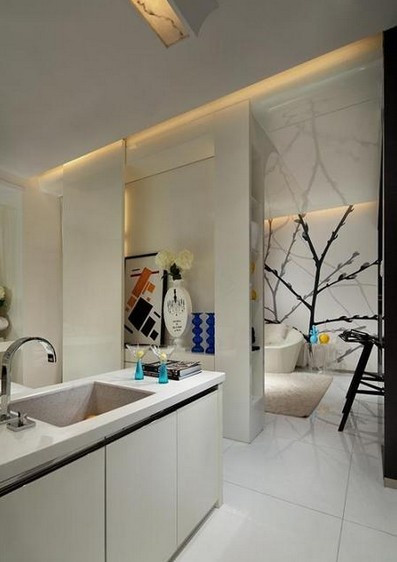 Cách hóa giải hướng xấu cho nhà tắm 6