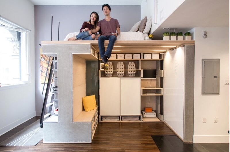 custom loft - ICOSA - freshome