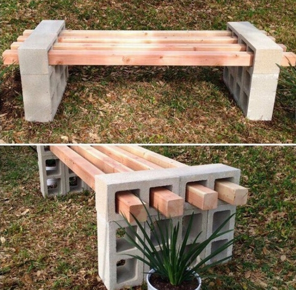 Trang trí nhà và vườn tuyệt đẹp với các khối bê tông 3