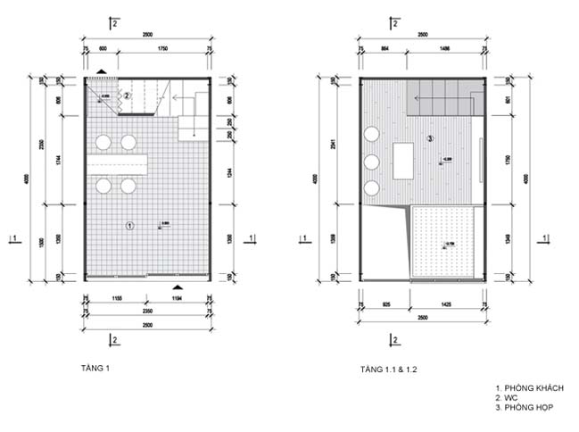 Biến nhà phố nhỏ hẹp thành văn phòng ngập tràn ánh sáng